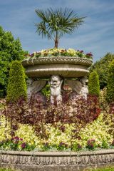 Another view of the Lion Vase