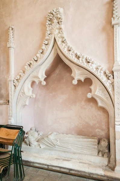 14th century tomb of a priest