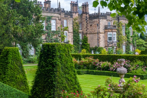 The garden front of Renishaw Hall