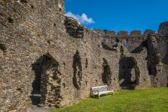 The inner castle courtyard