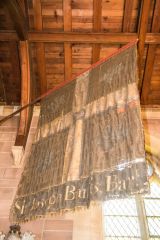 Sir Joseph Banks banner in the church