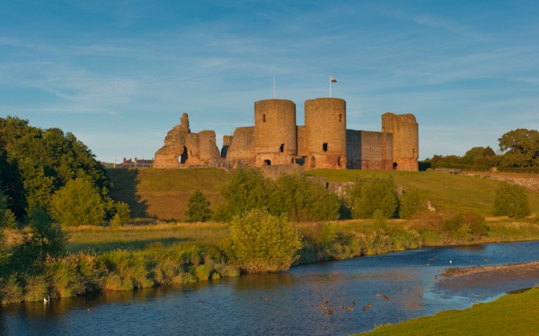 Rhuddlan Castle, a CADW property in north Wales