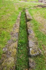 Drainage ditch in the Roman bath complex