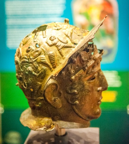 The Ribchester Parade Helmet in the Roman Museum