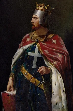 A romanticised 19th-century portrait of Richard I