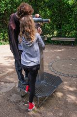 The public telescope at King Henry's Mound