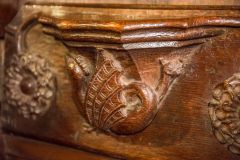 Misericord of a dragon