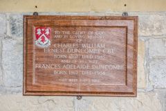Charles and Frances Duncombe memorial