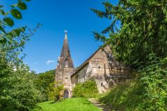 The view from the churchyard gate