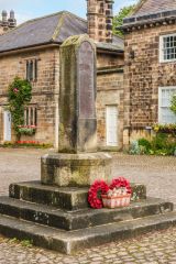 The village war memorial