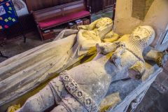Sir Thomas and Lady Edeline Ingilby effigies in All Saints Church