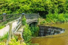 The waterfall on Ripley Lake