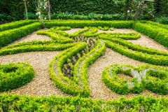 The 'Star of Ripley' in the castle's walled garden