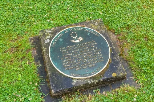 Ripon Civic Society memorial plaque