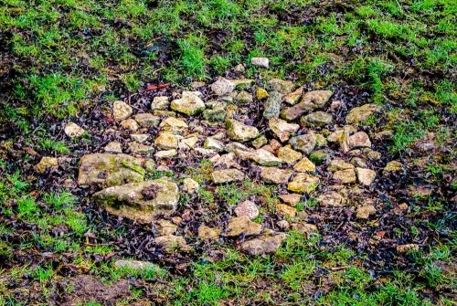 The stone-lined seasonal spring