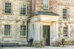 The front entrance of Riverhill House