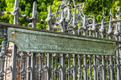 Commemorative Co-operative plaque on the Owen memorial