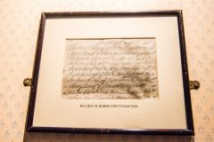 Robert Owen Memorial Museum, Robert Owen's baptismal record