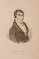 Robert Owen Memorial Museum, A caricature of Robert Owen