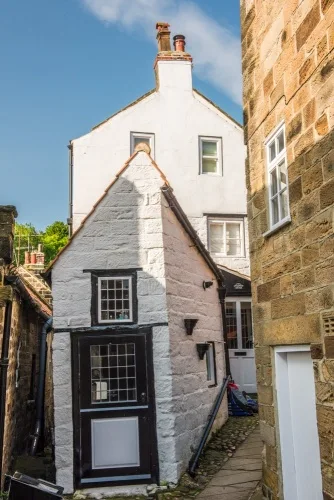 Pretty cottages huddle together
