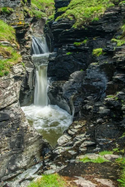A waterfall on the River Trevillet
