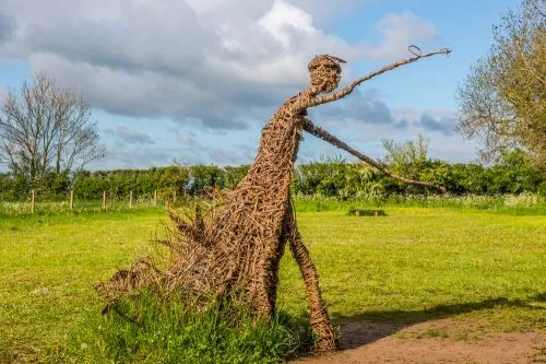 The Rollright Witch sculpture