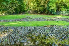 St Albans Roman Wall, Foundation walls of the London Gate
