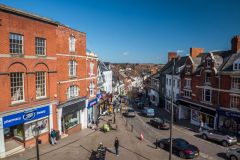 The view from the first floor of the Market House