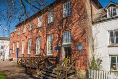 Ross-on-Wye, St Mary's Church, The old National School by the churchyard