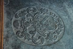 Ross-on-Wye, St Mary's Church, John Kyrle, The Man of Ross grave slab