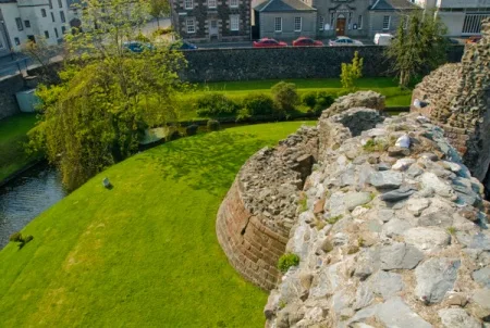 The view from the castle wall
