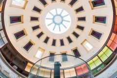 The stunning interior of the Rotunda Museum