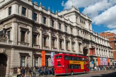 The RA entrance on Piccadilly