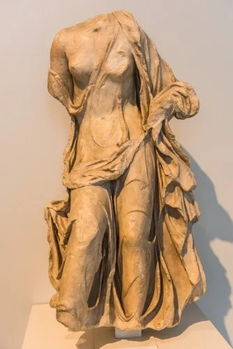 Draped Female Figure by Timotheus, c. 350 BC