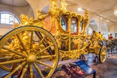 The state carriage in the Royal Mews