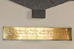 Archbishop Laud commemorative brass