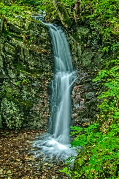 Waterfall near White Moss Common