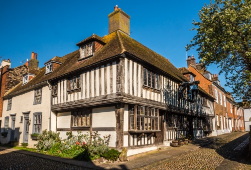 Timber-framed building on Watchbell Street, Rye