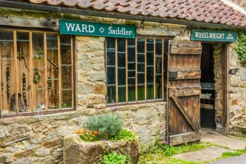 The saddler and wheelwright's shop