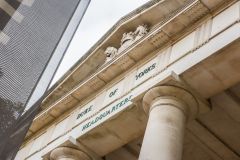 The entrance portico