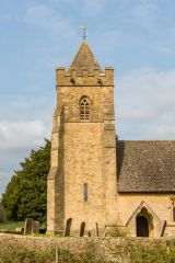 The rebuilt west tower