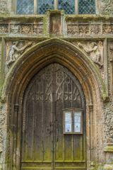 The 15th century entrance