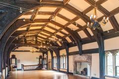 The first-floor gallery