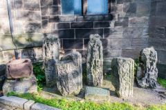 Saxon carved stones, west door
