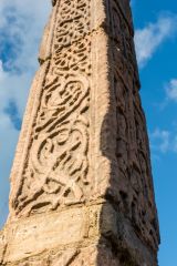 Ornate interlace carvings