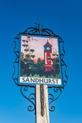 Sandhurst village sign