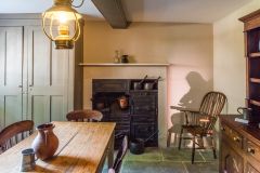 The basement kitchen