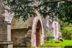 Saundby, St Martin's Church, The 14th century south porch