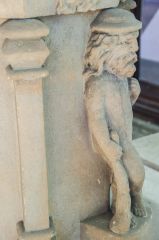 Saxmundham, St John the Baptist Church, A repentant figure of a woodwose