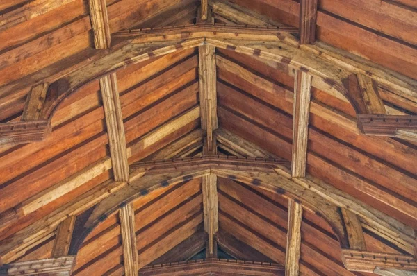 The 15th century hammer-beam roof